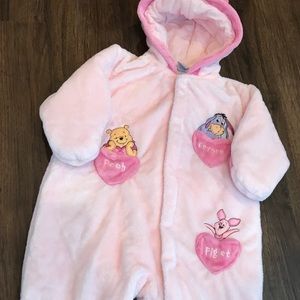 Disney Baby Girls Bunting Snow Suit! 3-6 months